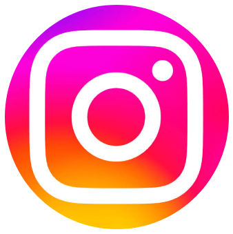 Instagram logo: white camera on pink gradient